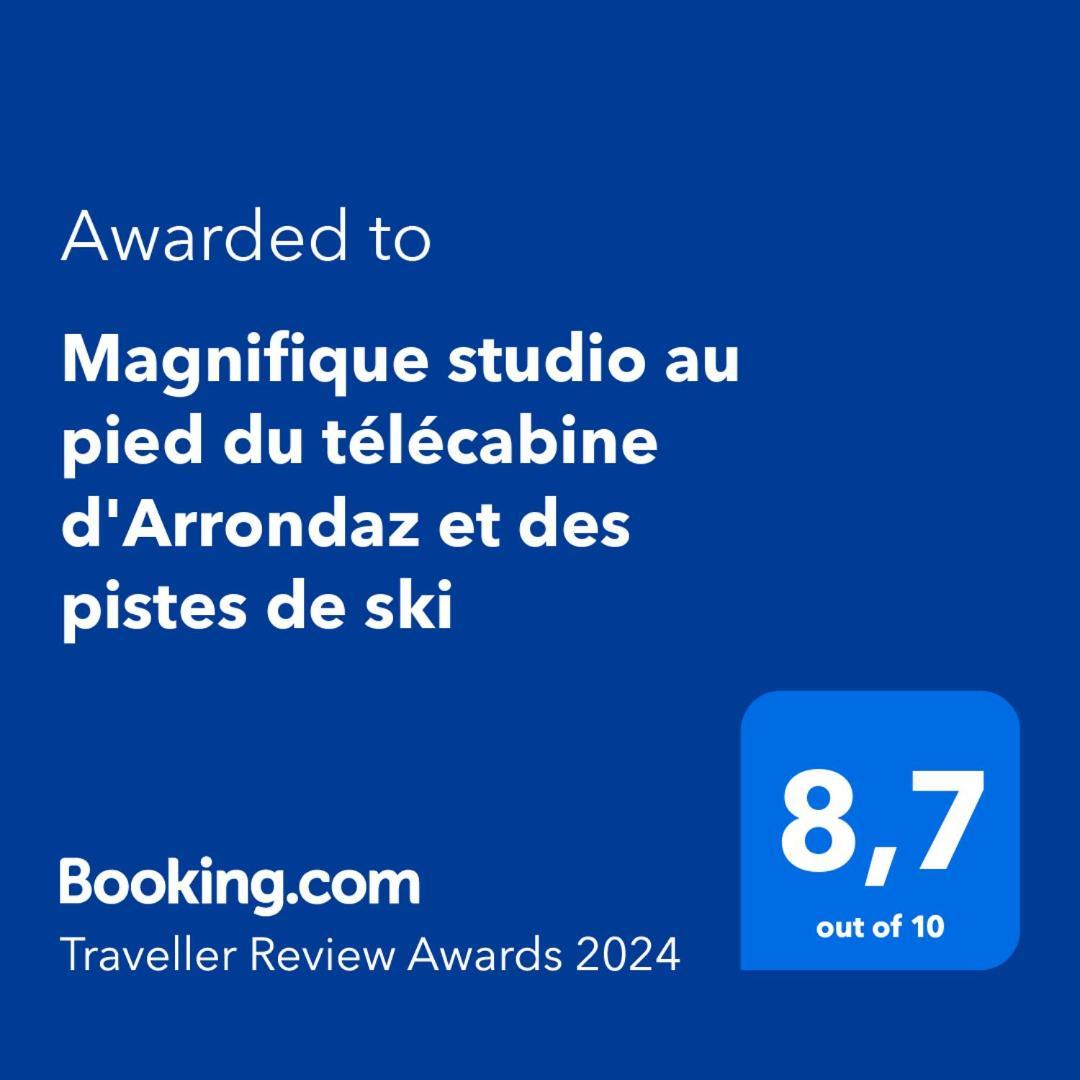 Magnifique Studio Au Pied Du Telecabine D'Arrondaz Et Des Pistes De Ski Modane Kültér fotó